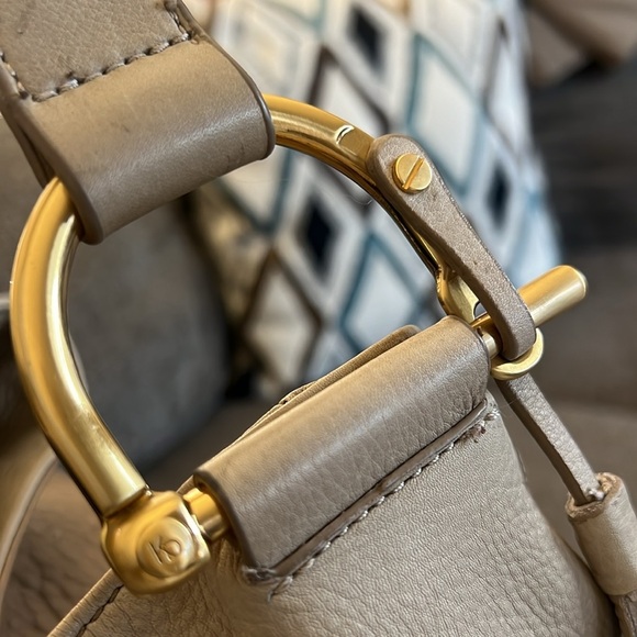 Kelsi Dagger Taupe Hobo Leather Bag
 Calf Leather Hobo Bag - Picture 9 of 15